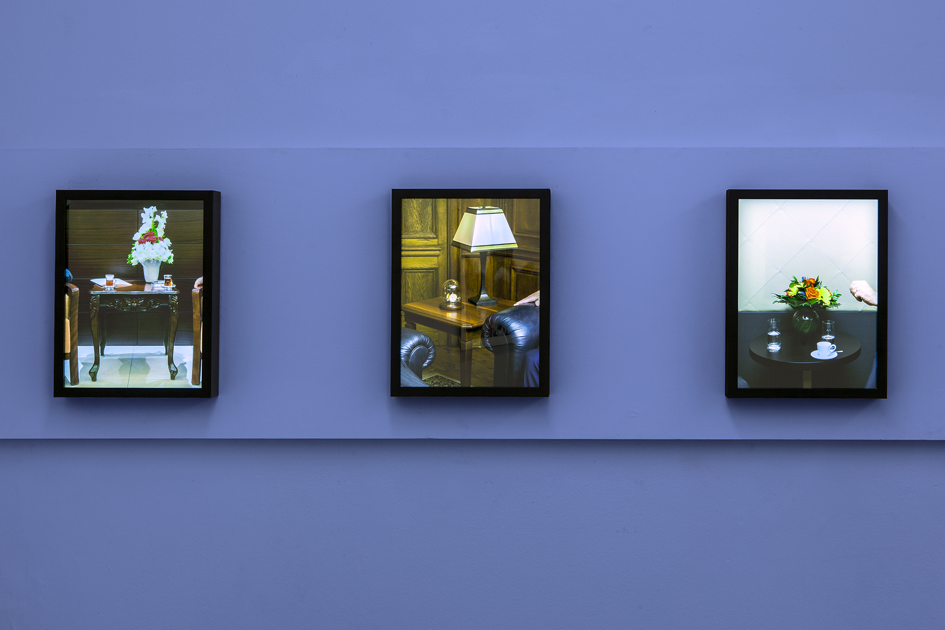 Vista de la instalación en Galería Magda Belloti, Madrid. 2016									   width=